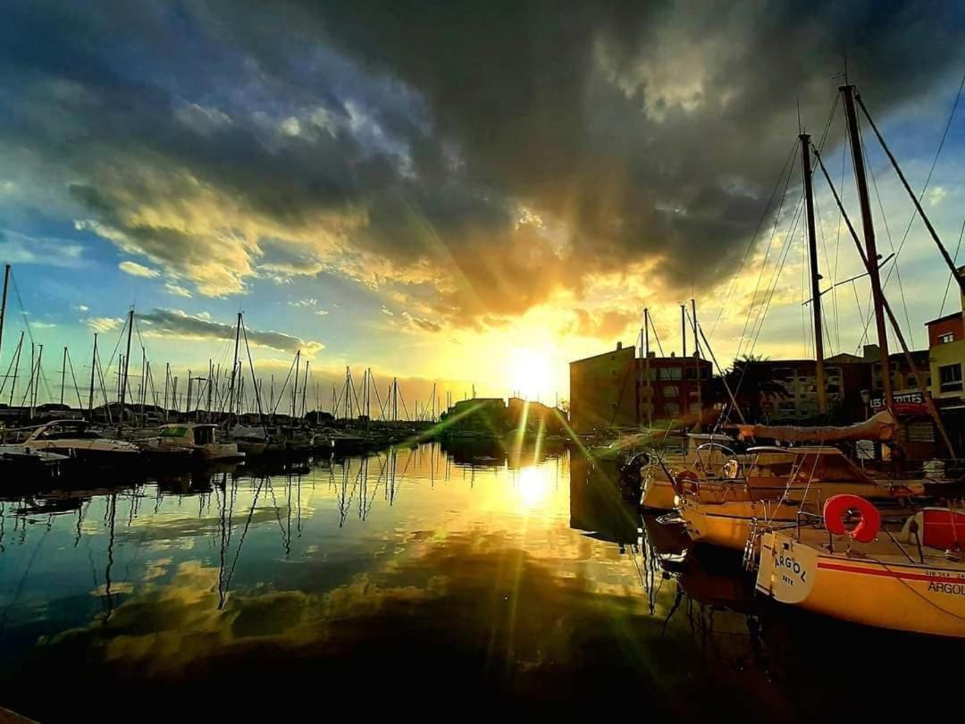 Cap D'Agde Port Lano T2 Clim, Piscine, Tennis Et Parking Ngoại thất bức ảnh