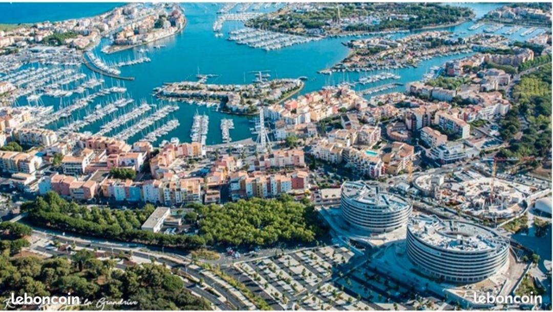 Cap D'Agde Port Lano T2 Clim, Piscine, Tennis Et Parking Ngoại thất bức ảnh